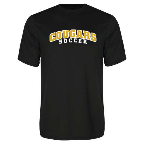 College Black Performance Tee-Soccer