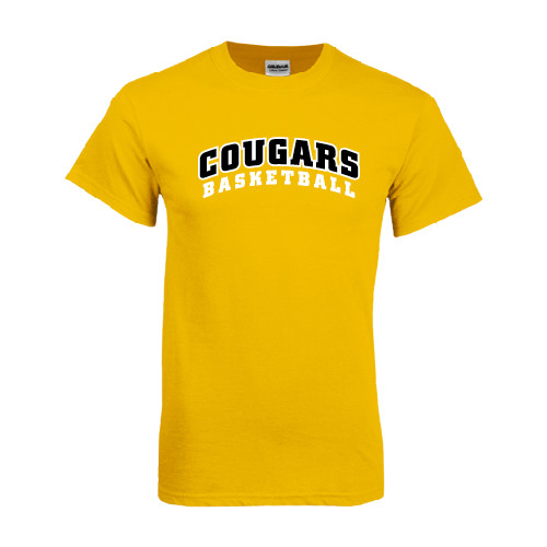 College Gold T-Shirt-Basketball