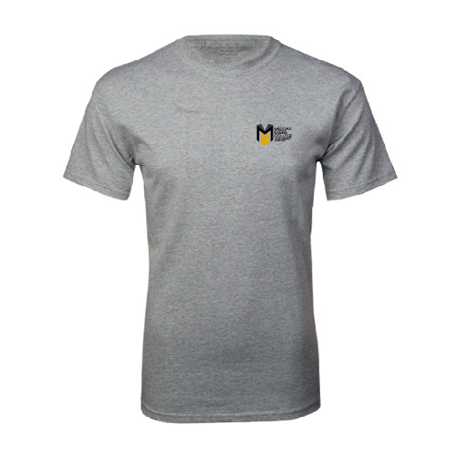 College Grey T Shirt-Official Logo