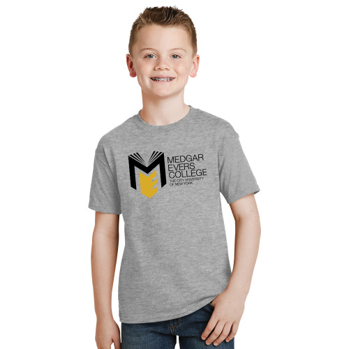 Youth Grey T-Shirt-Official Logo