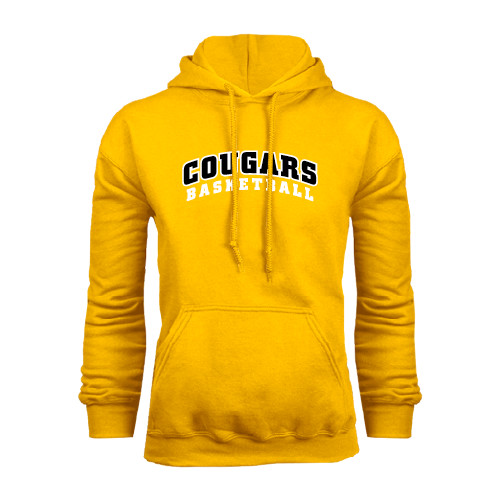 College Gold Fleece Hoodie-Basketball