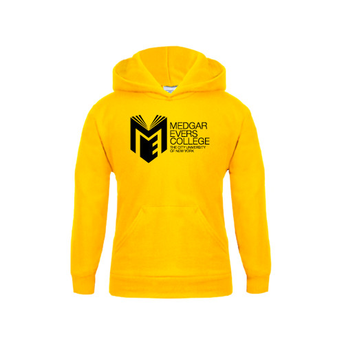 College Youth Gold Fleece Hoodie-Official Logo