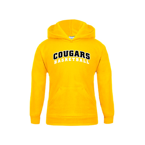 College Youth Gold Fleece Hoodie-Basketball
