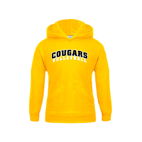 College Youth Gold Fleece Hoodie-Volleyball