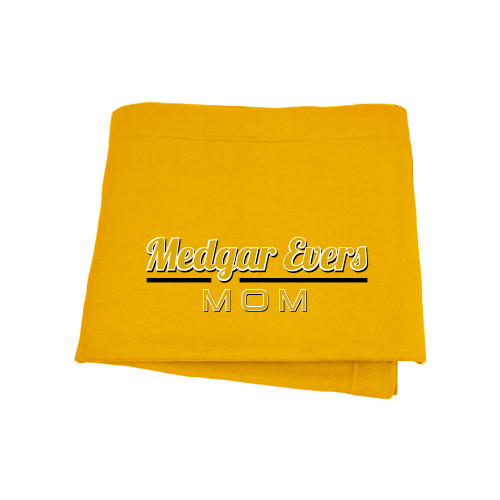 College Gold Sweatshirt Blanket-Mom