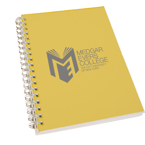 College Clear 7 x 10 Spiral Journal Notebook-Official Logo