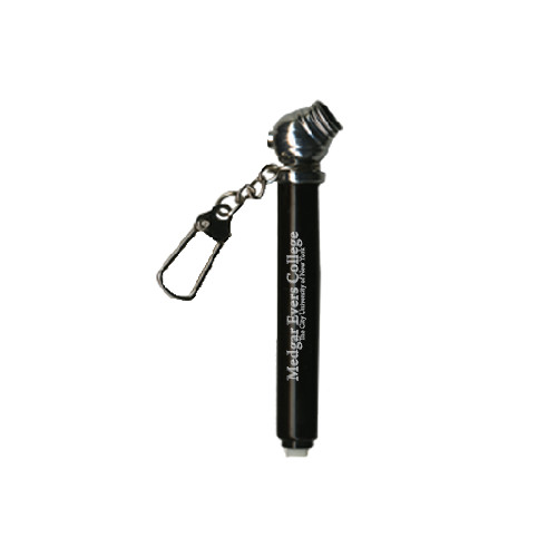 College Mini Black Tire Gauge/Keychain-Wordmark Engraved