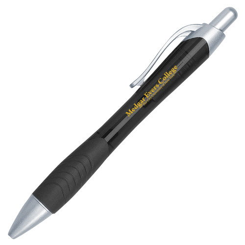 College Metallic Mykonos Black Pen-Wordmark