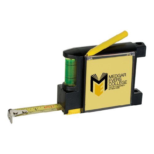 College Measure Pad Leveler 6 Ft. Tape Measure-Official Logo
