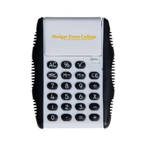 College White Flip Cover Calculator-Wordmark