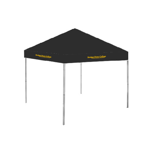 9 ft x 9 ft Black Tent-Wordmark