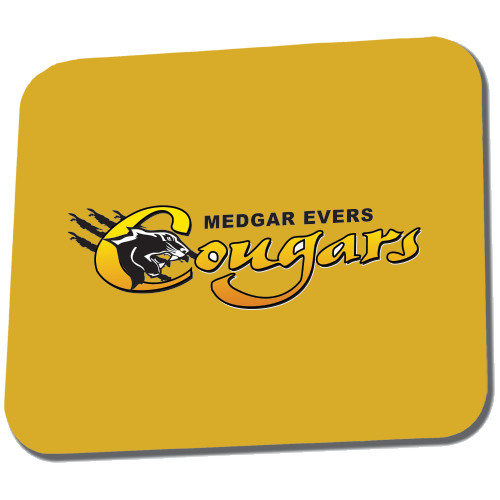 College Full Color Mousepad-Medgar Evers Cougars