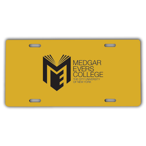 College License Plate-Official Logo