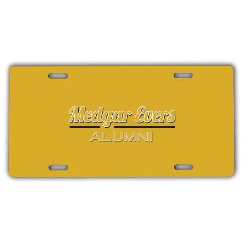 College License Plate-Alumni