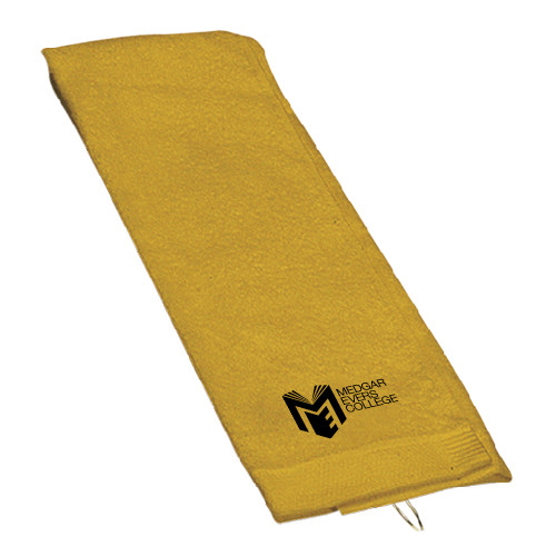 Gold Golf Towel-Official Logo