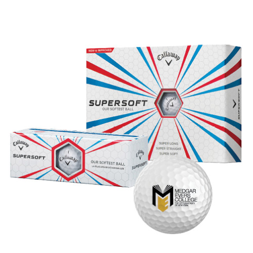 College Callaway Supersoft Golf Balls 12/pkg-Official Logo