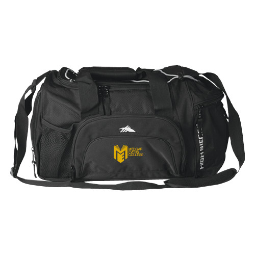 College High Sierra Black Switch Blade Duffel-Official Logo
