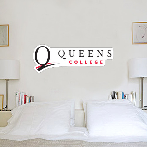 2 ft x 6 ft Fan WallSkinz-Queens College Stacked