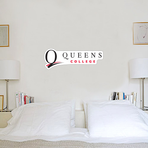 1 ft x 3 ft Fan WallSkinz-Queens College Stacked