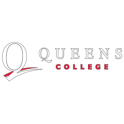 Extra Large Decal-Queens College Stacked, 18 inches wide