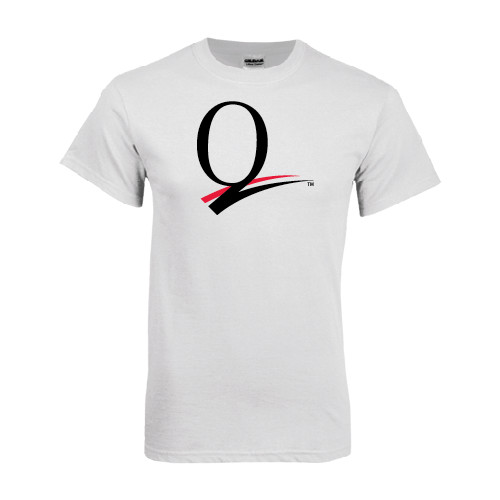 White T Shirt-Q Logo