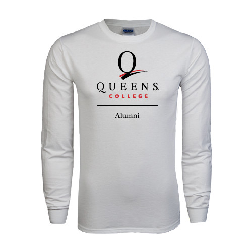 White Long Sleeve T Shirt-Alumni