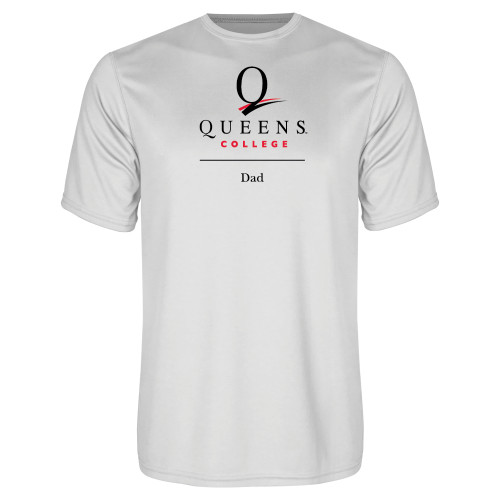 White Performance Tee-Dad