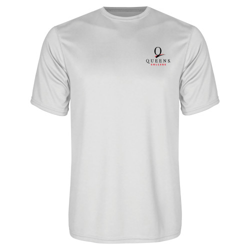 White Performance Tee-Official Logo