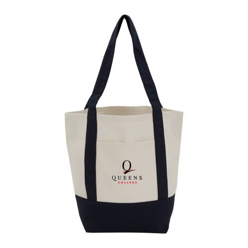 Mini Black Recycled 8oz Cotton Canvas Tote-Official Logo
