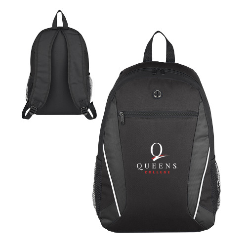 Homerun Black Computer Backpack-Official Logo