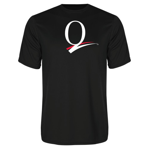 Black Performance Tee-Q Logo
