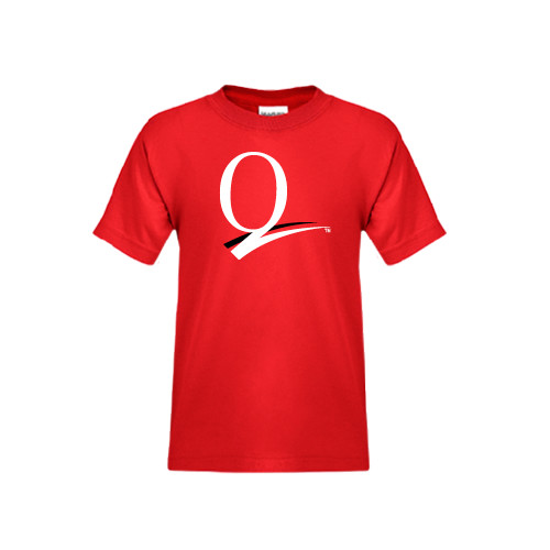 Youth Red T Shirt-Q Logo
