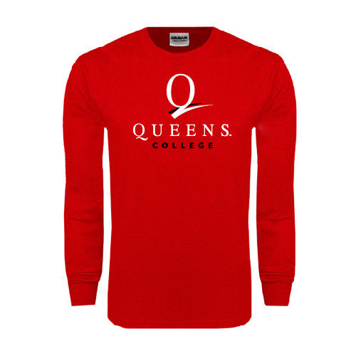 Red Long Sleeve T Shirt-Official Logo
