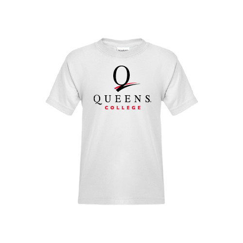 Youth White T Shirt-Official Logo