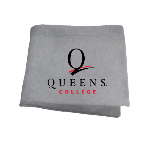 Grey Sweatshirt Blanket-Official Logo