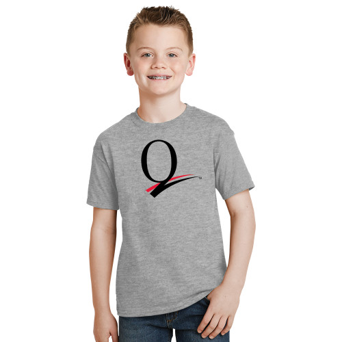 Youth Grey T-Shirt-Q Logo