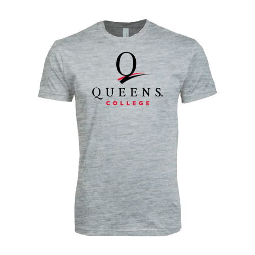 Next Level Heather Grey SoftStyle T Shirt-Official Logo