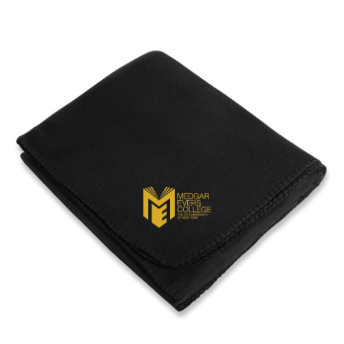Black Arctic Fleece Blanket-Official Logo