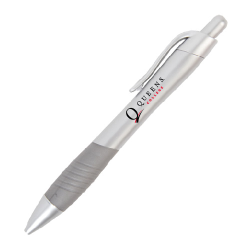 Metallic Mykonos Silver Pen-Queens College Stacked