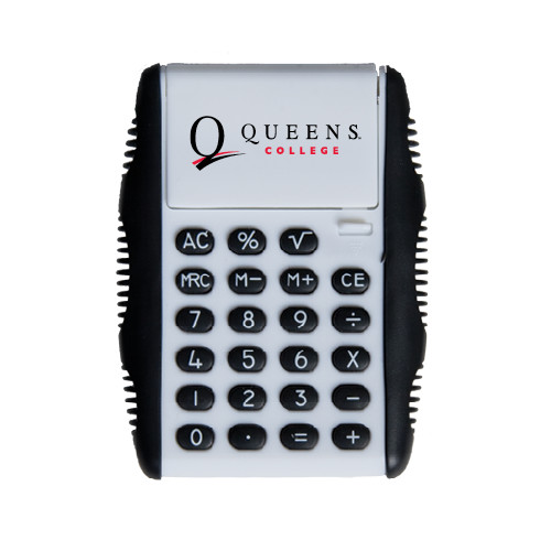 White Flip Cover Calculator-Queens College Stacked
