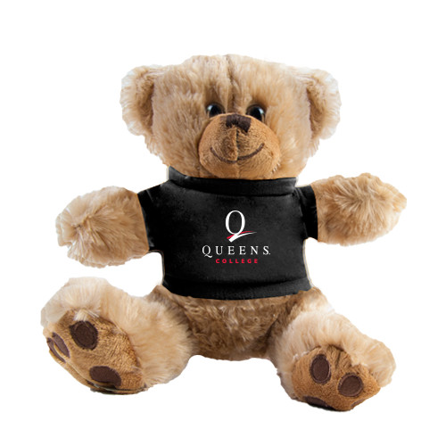 Plush Big Paw 8 1/2 inch Brown Bear w/Black Shirt-Official Logo