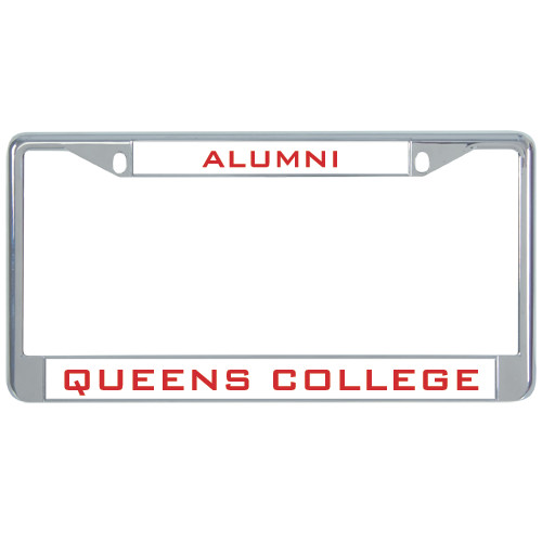 Alumni Metal License Plate Frame in Chrome-Alumni