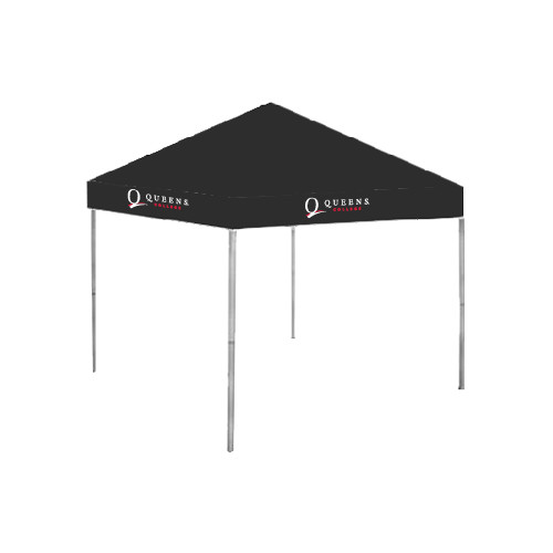 9 ft x 9 ft Black Tent-Queens College Stacked