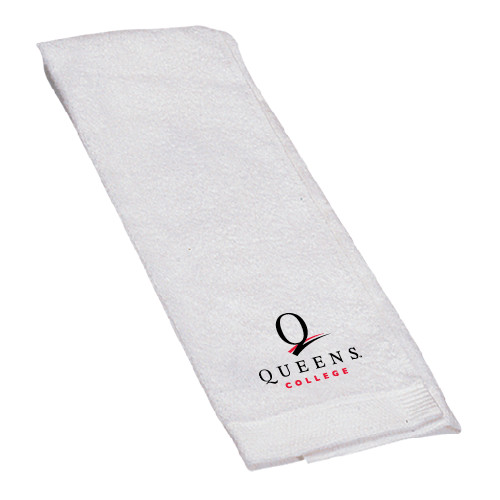 White Golf Towel-Official Logo