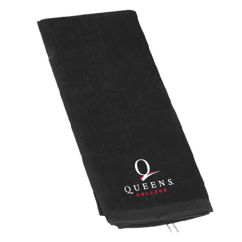 Black Golf Towel-Official Logo