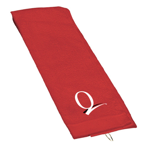 Red Golf Towel-Q Logo