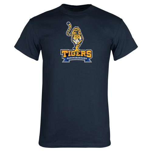 Navy T Shirt-Tiger Queensborough