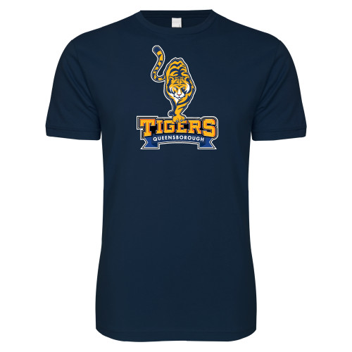 Next Level Navy SoftStyle T Shirt-Tiger Queensborough