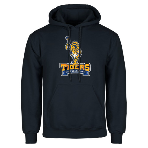 Navy Fleece Hoodie-Tiger Queensborough