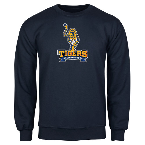 Navy Fleece Crew-Tiger Queensborough